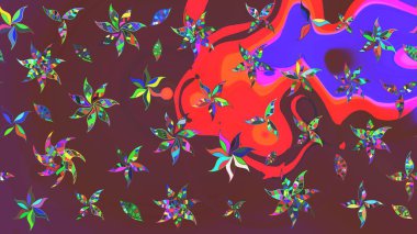 Beautiful watercolor Bouquet of summer flowers sketch pattern. Nice fabric pattern.