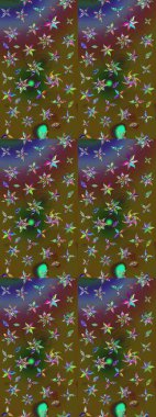 Renkli Bahar Teması eskiz kalıbı. Düz Çiçek Elementleri Tasarımı. Çiçekli eskiz arkaplanı. Çocuk stili.