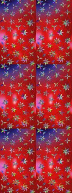 Düz Çiçek Elementleri Tasarımı. Raster. Renkli Bahar Teması çizim şablonu.