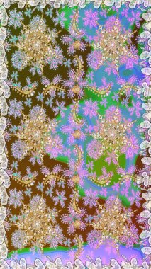 Tarafsız renklerde altın element. Damask kusursuz yinelenen arkaplan. Doku arka planında altın duvar kâğıdı. Barok tarzında altın çiçekli süs..