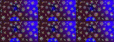 Nazik romantik baskı. Bahar mevsimi. Tatil havası. Raster güzel bir çiçek deseni çiziyor..