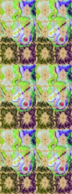 Senin tasarımın için, duvar kağıdı. Altın renkli çizim çizimi. Altın çiçekli yeşil renklerde altın eskiz deseni. Raster geometrik arkaplanı.