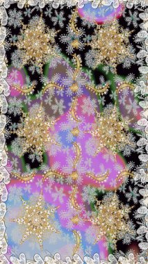 Kış kar dokusu duvar kağıdı. Noel altın kar tanesi kusursuz desen. Sembol bayramı, yeni yıl kutlamaları, altın desenler. Gri ve nötr renklerde altın kar taneleri.