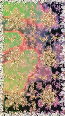 Raster altın pürüzsüz desen. Tarafsız ve bej renklerde kusursuz desen. Doğu tarzı arabesk tarzında altın elementler. Kusursuz altın desenli bukleler..