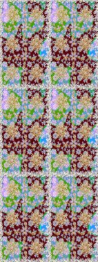 Kusursuz soyut bir arkaplan. Oriental raster klasik nötr, kırmızı ve altın desenli. Raster illüstrasyonu.