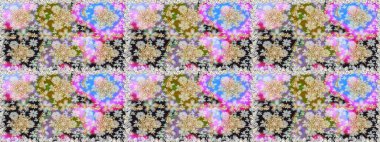 Tarafsız ve gri renklerde altın sarısı elementlerle altın pürüzsüz desen. Kusursuz damaske klasik altın desen. Raster illüstrasyonu. Tekrarlayan ögelerle soyut arkaplan Raster.