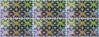 Kusursuz altın desen. Gri ve nötr renklerde altın desenler ve altın elementler. Raster doğulu süsü.