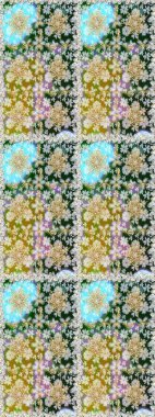 Tarafsız ve gri renklerdeki altın desenli altın elementler. Kusursuz klasik altın desen. Raster geleneksel oryantasyon süsü.