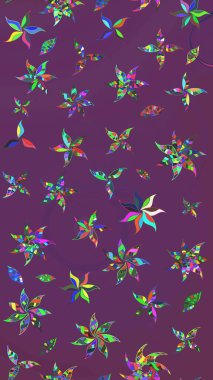 Sevgililer günü ve tebrik kartı konsepti için şık bir davetiye. Üst manzara, yumuşak mor ve yeşil renk tarzı. Çiçek kompozisyonu, el boyası, hassas şablon. Manzaralı çiçek deseni.