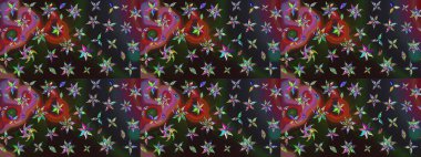 Doodle tarzı. Tekstil ve kapak tasarımı için mükemmel. Gri ve kahverengi renkli çiçekler. Renkli gri ve kahverengi çizim kalıpları. Elle çizilmiş sonbahar çiçeği deseni..