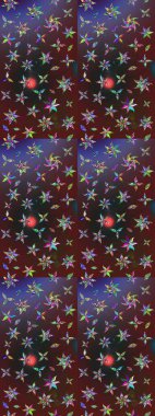 Suluboya desenli çiçek deseni. Moda baskısı. Çiçeğin suluboya çizimlerinin mükemmel deseni. Ton halinde. Dekorasyon ve tasarım için güzel desen.