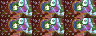 Çiçek deseni duvar kağıdı, desen dolguları ve web sayfası arka planı için kullanılabilir. Süslü zentangle çizim dokusu, soyut çiçeklerle süslenmiş. Şekillendirilmiş çiçekli çizim deseni.