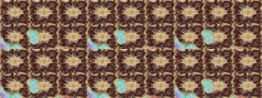 Mor renkler ve altın elementler üzerine altın eskiz deseni. Raster illüstrasyonu. Klasik altın desenli eskiz. Tekrarlayan ögelerle soyut arkaplan Raster.