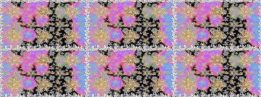 Gri renkli ve altın elementli geleneksel altın sarısı desen. Barok tarzında kusursuz bir doğulu süsü..