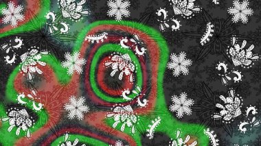 Raster Modaya uygun kumaş deseni. Düz Çiçek Elementleri Tasarımı. Gri ve yeşil renkli şirin çiçek desenleri. Renkli Bahar Teması çizim şablonu.