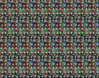 Suluboya etkisi. Raster deseni. Botanik çizim kalıbı. Organik elementler.