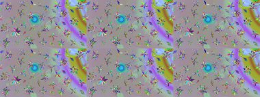 Küçük gri ve nötr çiçeklerle oldukça eski bir besin torbası deseni. Tekstil, kumaş, kapaklar, duvar kağıtları, baskı, paket, koleksiyon defteri, örgü, dekupaj için çiçek arkaplanı..