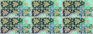 Klasik raster sarısı, kusursuz desen. Klasik klasik klasik arka plan. Geleneksel oryantasyon süsü. Tarafsız ve mavi renklerde altın elementlerle kusursuz desen.