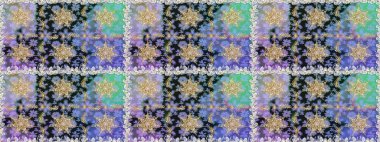 Gri ve nötr renklerde Raster altın deseni. Altın kar taneleri basit, pürüzsüz desen. Soyut duvar kâğıdı, ambalaj dekorasyonu. Kışın sembolü, Mutlu Noel tatili, Mutlu yıllar 2019.