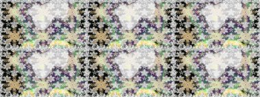 Barok tarzında kusursuz bir doğulu süsü. Gri ve nötr renkler üzerine geleneksel altın pürüzsüz desen.