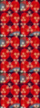 Anti-stres için soyut örnek sayfası. Kırmızı ve kahverengi renklerde. Raster illüstrasyonu.