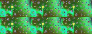 Güzel kumaş deseni. Raster illüstrasyonu. Bahar çiçekli güzel bir çiçek deseni..