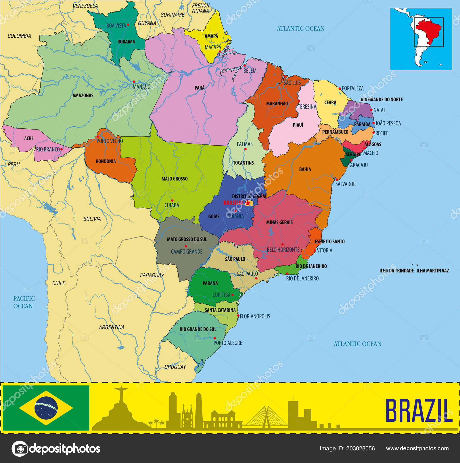34+ Mapa Do Brasil E Suas Regiões Pics