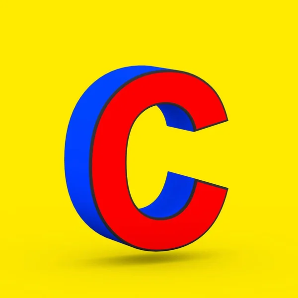 C Logo Red And Blue