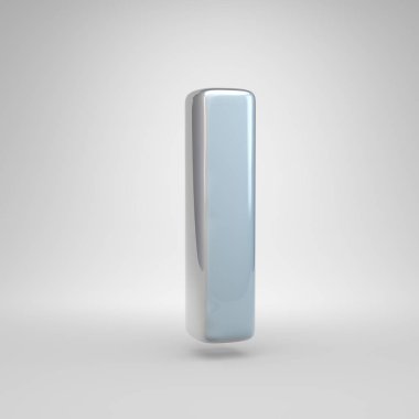 Ben büyük gümüş renkli araba boya mektup. 