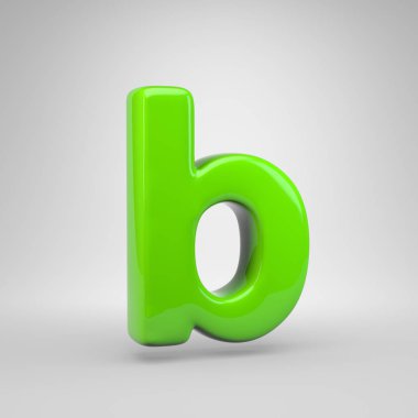 UFO yeşil renk B harfi küçük. 