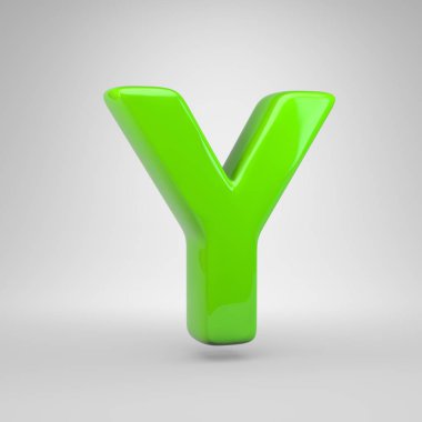 UFO yeşil renk Y harfi büyük harf