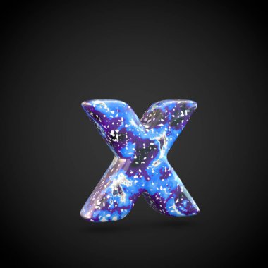 X harfi küçük dökme akrilik.