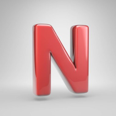 Mercan araba boya N harfi büyük harf.