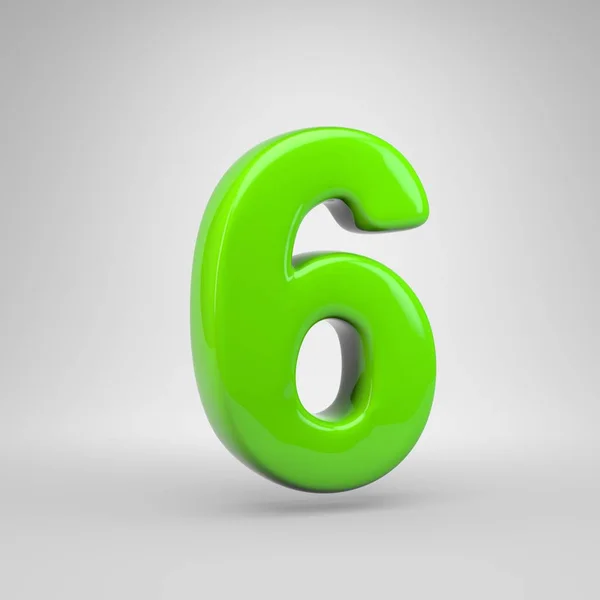 Ufo Green Color Number — Stock Photo, Image