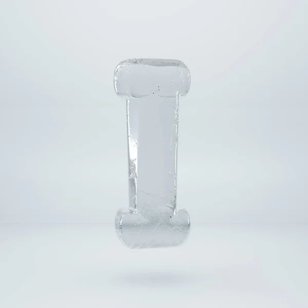 Ice Letter Uppercase — Stock Photo, Image