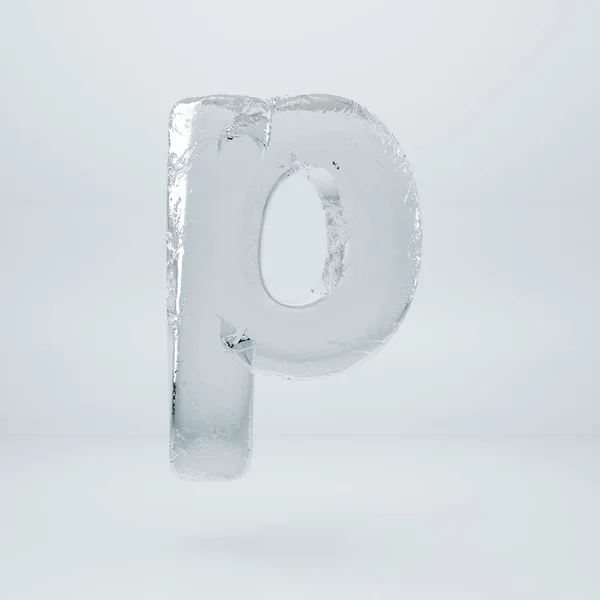 Eis Buchstabe Kleinbuchstaben — Stockfoto