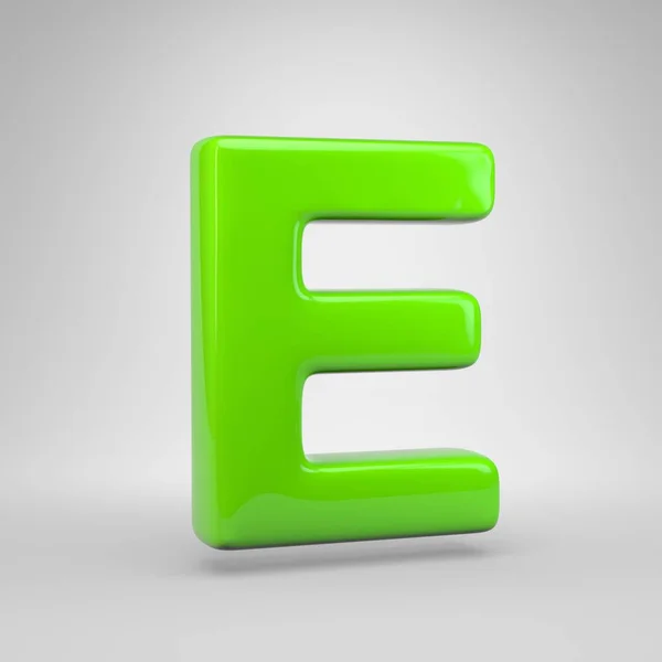 Ufo Grüne Farbe Buchstabe Großbuchstaben — Stockfoto