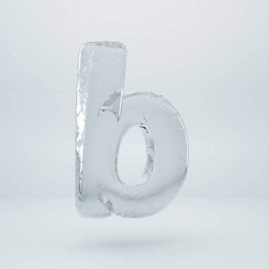 Buz harf küçük harf B