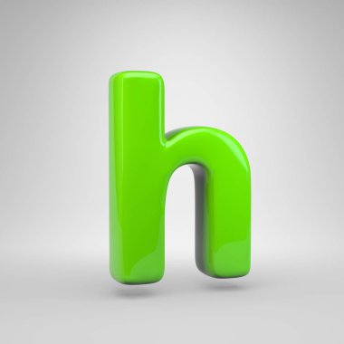 UFO yeşil renk H harfi küçük.