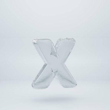 Buz harf küçük harf X. 