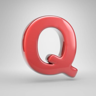 Mercan araba boya harf büyük harf Q. 