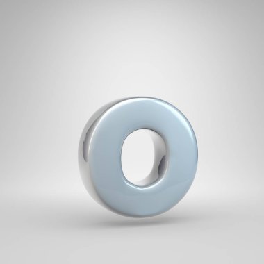 Gümüş renkli araba boya küçük O harfi