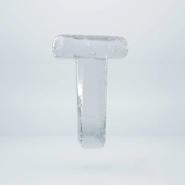 Ледяная Буква — стоковое фото