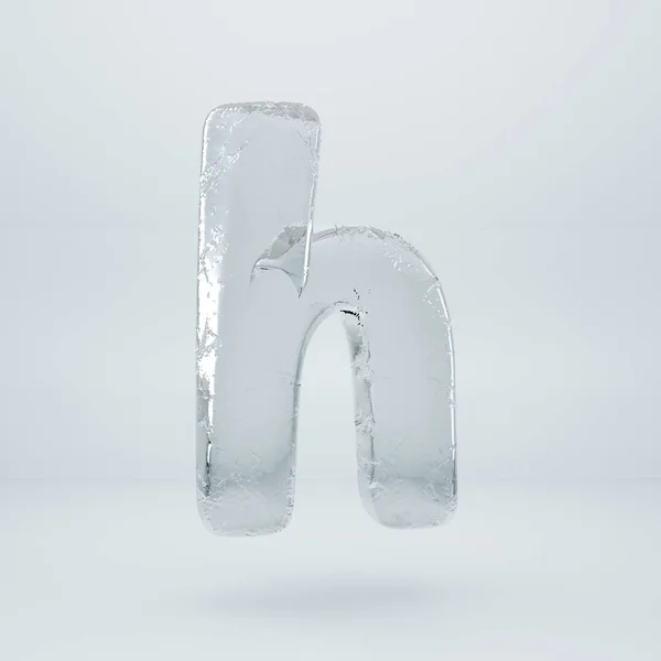 Buz Harf Küçük Harf — Stok fotoğraf
