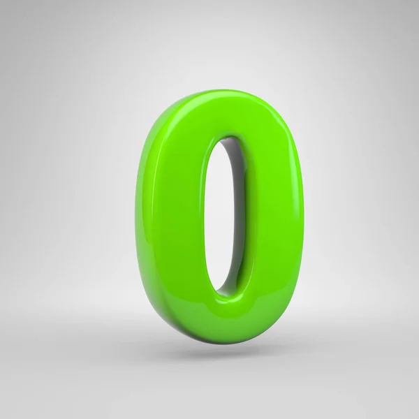Ufo Zelená Barva Číslo — Stock fotografie