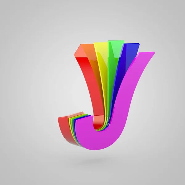 Bokstaven Versaler Pride Färger Konceptet Alfabetet — Stockfoto