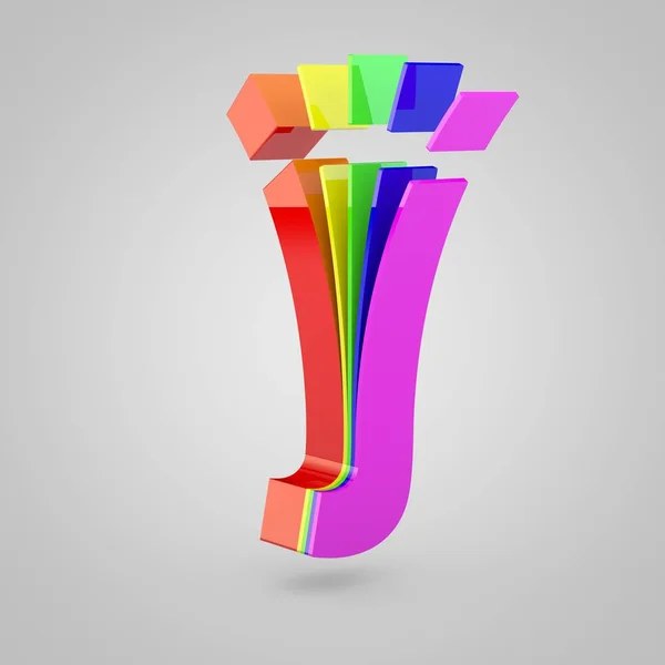 Letter Lowercase Pride Colors Concept Alphabet — Stock Photo, Image