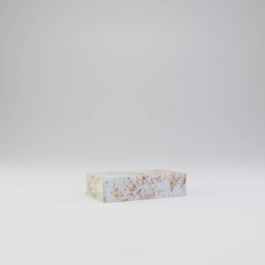 Beyaz arka plan üzerinde izole paslı metal çizikleri beton çizgi simgesiyle