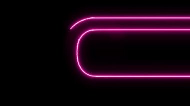 G harfi neon elektrik parlayan hareket mendilleri ortaya.