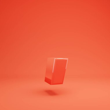 Koma sembolü. Parlak yansımaları ve gölge ile Yaşayan Coral yazı tipi